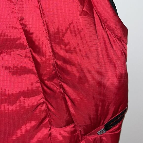 Red double zip Polo Sport By Ralph Lauren Down Puffy Puffer Vest Jacket Polo 67 - Picture 3 of 14